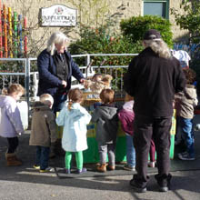 Fishers Mobile Farm visit to Appletree Nursery, Lancaster